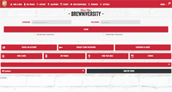 Desktop Screenshot of brewniversity.com