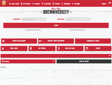 Tablet Screenshot of brewniversity.com